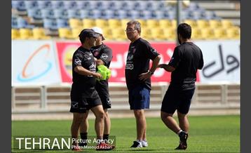 تمرین تیم فوتبال پرسپولیس تهران 3
