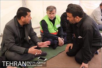 بازدید رییس ستاد اربعین شهرداری تهران از مرکز اسکان خادمین حسین 15