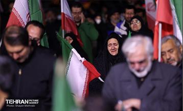عزاداری مردم تهران در پی شهادت رهبر انقلاب اسلامی 12