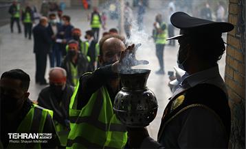 آیین اعزام خادم الحسین(ع) شهرداری تهران به مراسم اربعین حسینی 1