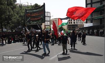 دسته عزاداری دانشگاه امام صادق(ع) در ظهر عاشورا 22