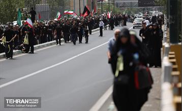 دسته عزاداری دانشگاه امام صادق(ع) در ظهر عاشورا 26