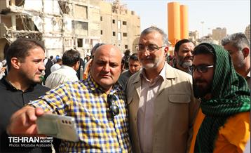 حضور شهردار تهران در کربلای معلی در روز عرفه