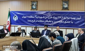 بازدید کمیسیون برنامه و بودجه شورای شهر از پروژه‌های منطقه 11 19