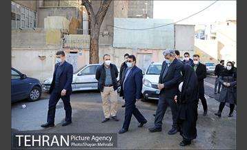 بازدید شهردار تهران از پروژه هاى منطقه ١٧