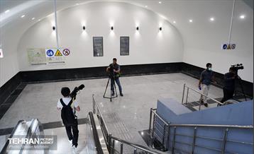 بازدید نمایندگان رسانه‌های خارجی از مترو مریم مقدس(س)  44