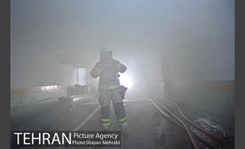 آتش سوزی در ساختمان برق حرارتی 18