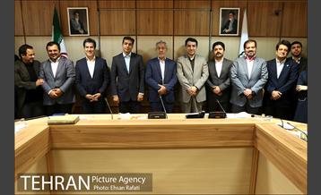 مراسم تکریم امین عارف نیا و معارفه محمد علی کریمی رییس مرکز ارتباطات و امور بین الملل شهرداری تهران 23