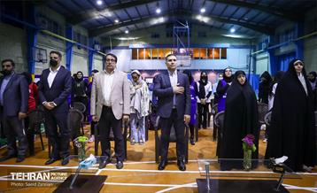 مسابقات بسکتبال بانوان شهر تهران 11