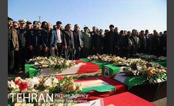 مراسم تشییع شهدای حادثه سقوط هواپیما  8