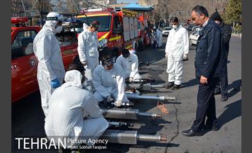 ضدعفونی و پاکسازی بازار تجریش-2 11