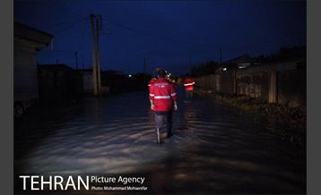 تخلیه آب از منازل مسکونی شهر آق قلا18