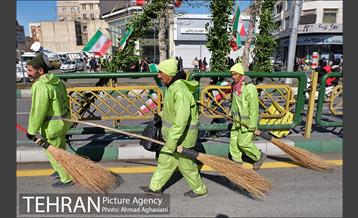 خدمات شهرداری تهران در راهپیمایی ۲۲ بهمن -2 4