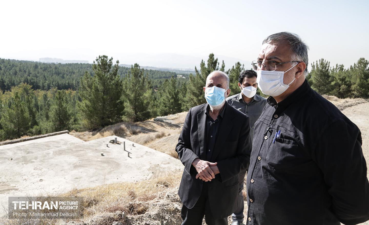 بازدید شهردار تهران از کمربند سبز تهران 8