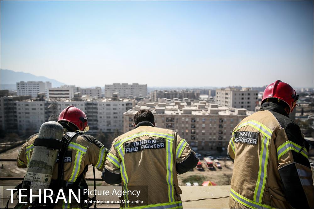 مانور عملیاتی آتشنشانان جنوب تهران 28