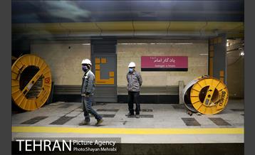 بازدید شهردار تهران از خط 6 مترو تهران 30