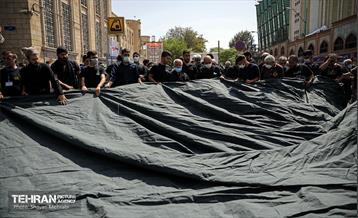 خیمه سوزان ظهر عاشورا در چهار راه گلوبندک  2