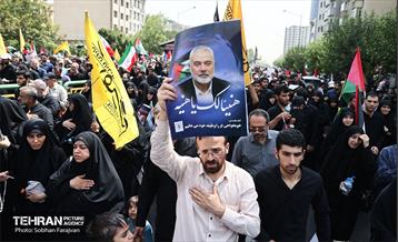 تشییع پیکر شهید اسماعیل هنیه 15