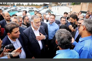 آیین ورود ۱۰۰۰ دستگاه تاکسی برقی به ناوگان حمل و نقل عمومی شهر تهران 10