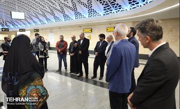 بازدید فعالان فضای مجازی از ایستگاه مریم مقدس(س) 4