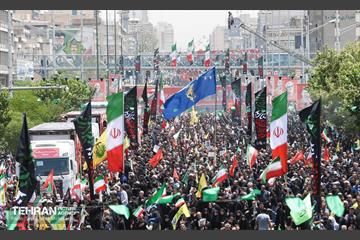 تشییع شهدای اقتدار ملی در تهران - 4 5