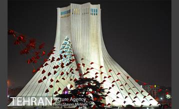 آذین بندی خیابان های تهران به مناسب ولادت حضرت محمد(ص) 14