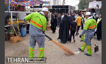 خدمت رسانی شهرداری تهران در شهر کربلا 10