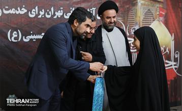آیین بدرقه خادمین سازمان آتش‌نشانی 19