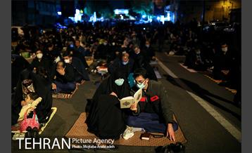 احیای شب بیست و سوم ماه رمضان در حسینیه همدانی‌ها 10
