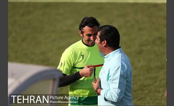 دیدار تدارکاتی استقلال و امید استقلال در کمپ حجازی 2