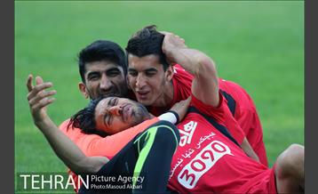 تمرین تیم فوتبال پرسپولیس