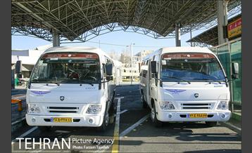 افتتاح خط مینی بوس پایانه مترو صادقیه و باغ فیض 17