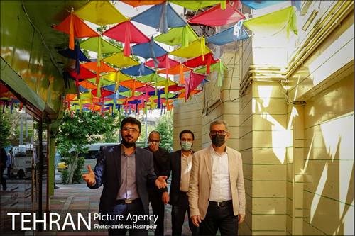 بازدید مهندس مصطفی کاظمی از محور ولیعصر عج ( تجریش-راه آهن) 12