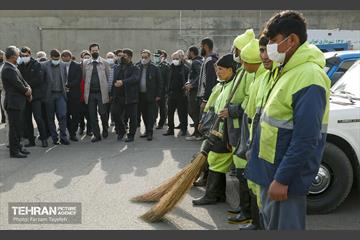 مانور برف روبی شهرداری منطقه 5