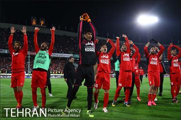 دیدار تیم های فوتبال پرسپولیس و سپاهان