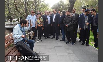 افتتاح نوروزگاه هنر در پیاده‌راه بلوار کشاورز 37