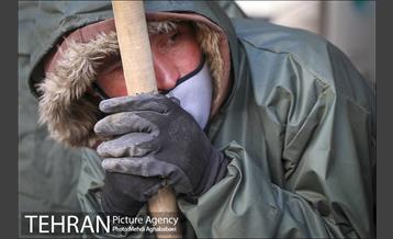 مانور عملیات برف روبی شهرداری منطقه 8