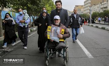 راهپیمایی مردم تهران در محکومیت جنایات رژیم صهیونیستی 25