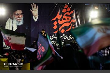 مراسم عزاداری شهادت رهبر انقلاب اسلامی در میدان شهدای هفتم تیر 24