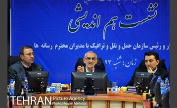 نشست هم اندیشی رئیس سازمان حمل و نقل و ترافیک با مدیران رسانه ها 31
