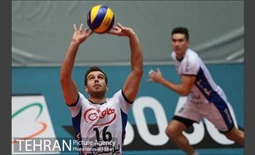 دیدار تیم های والیبال سایپا تهران و هاوش گنبد