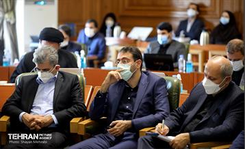 مراسم تودیع پیروز حناچی، شهردار سابق تهران در صحن شورای اسلامی  30