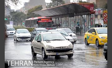 بارش باران بهاری در تهران 5