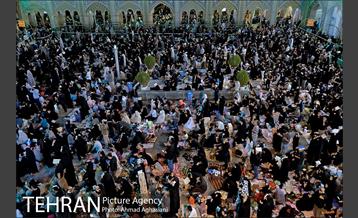 مراسم احیای شب بیست وسوم ماه رمضان درحرم حضرت عبدالظیم حسنی(ع) 27