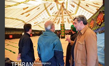 بازدید پیروز حناچی از موکب‌های مسیر نجف تا کربلا 5