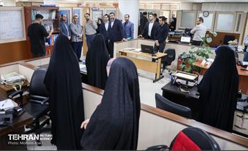 بازدید مدیرکل حوزه شهردار تهران از مرکز مطالعات و برنامه‌ریزی شهرداری تهران 16