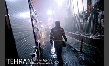 آتش سوزی در ساختمان برق حرارتی 1