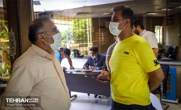 حضور جعفر شربیانی در منطقه 17