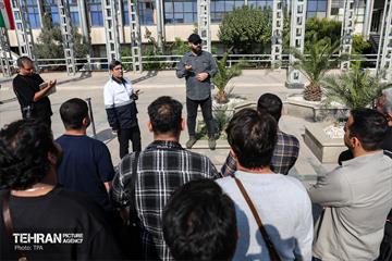 مانور تخلیه اضطراری ساختمان مرکزی شهرداری تهران