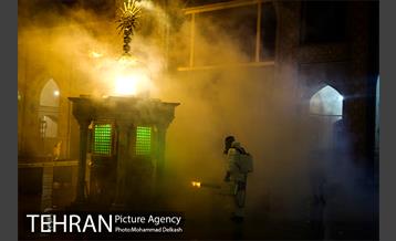 ضدعفونی بازارچه شهر ری و حرم عبدالعظیم حسنی (ع) 37